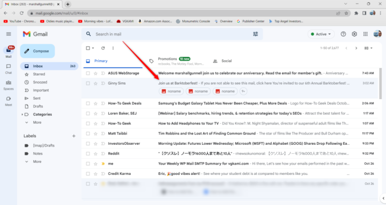 How to download an e-mail from Gmail