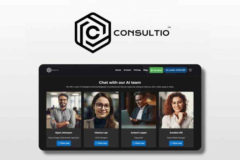 Get on-demand professional help with Consultio’s AI assistants — now just $30